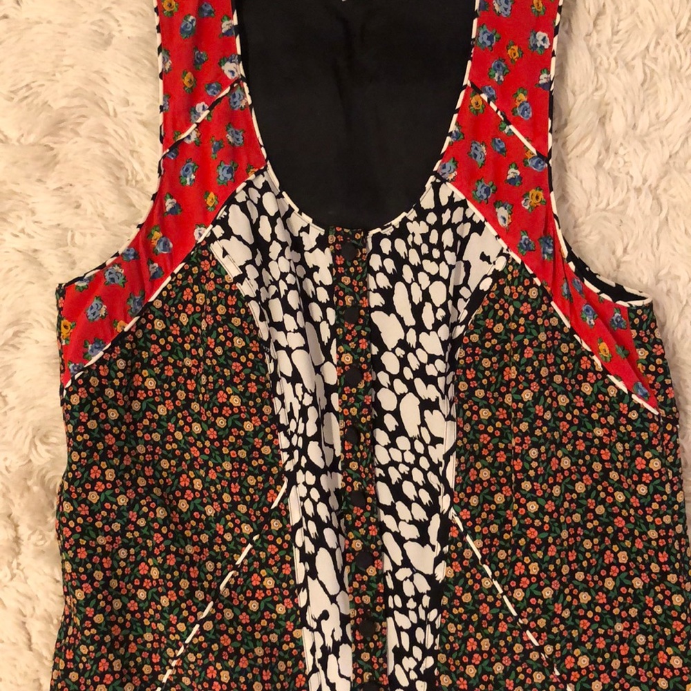 NWOT Coach 1941 Floral Front Placket Dress - Picture 2 of 8